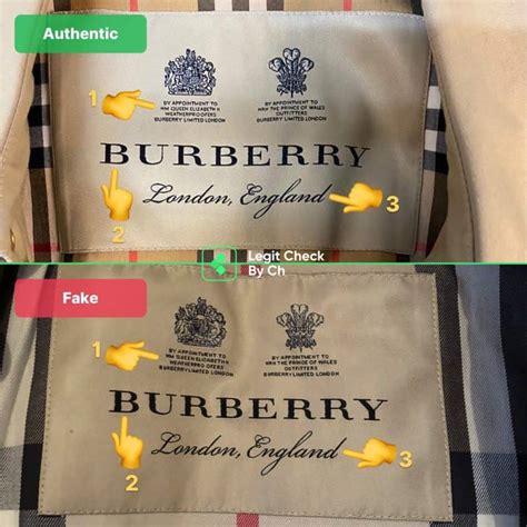 burberry real vs fake tag|genuine burberry.